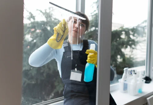 Nettoyage de vitres intérieures et extérieures à Saint-Médard